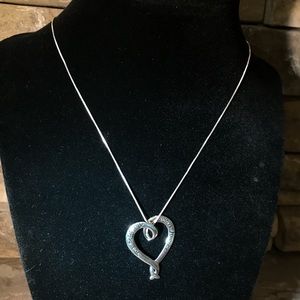 "You Hold My Heart Forever" Pendant Necklace